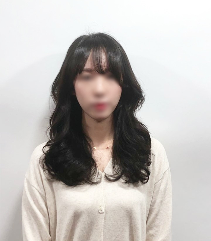  구월동미용실, 레이어드컷 퍼머, 여자여자한 헤어스타일. 리안헤어구월동점