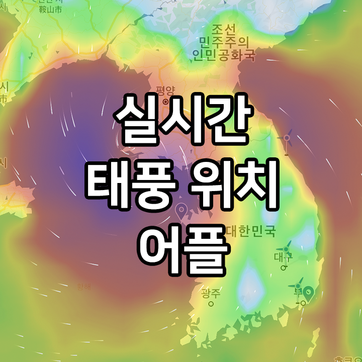  실시간 날씨 태풍 현재 위치 경로 보는 어플 - 아이폰, 안드로이드