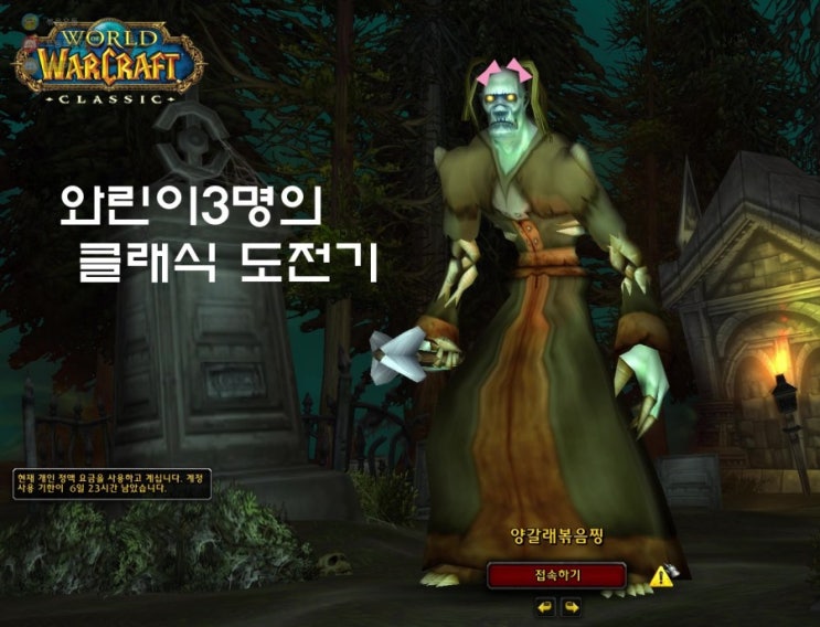  와우클래식, 와린이의 아이템 안주워지는 버그 극복기(feat.와우애드온)