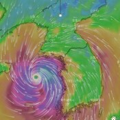 실시간 13호 링링 태풍 현재 위치 및 태풍 피해, 창문 예방