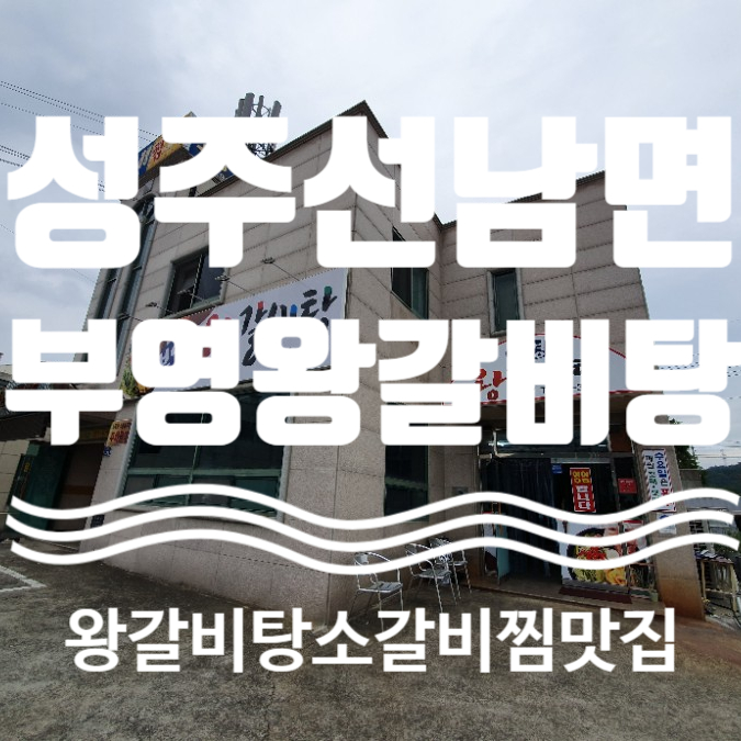  왕갈비탕맛집 경북 성주 선남면 소갈비찜 맛집 부영 왕갈비탕