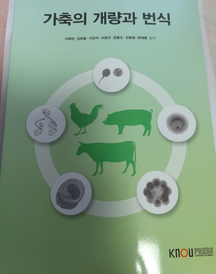  2019년 방송통신대학교 농학과 2학년 2학기 교과목과 목차