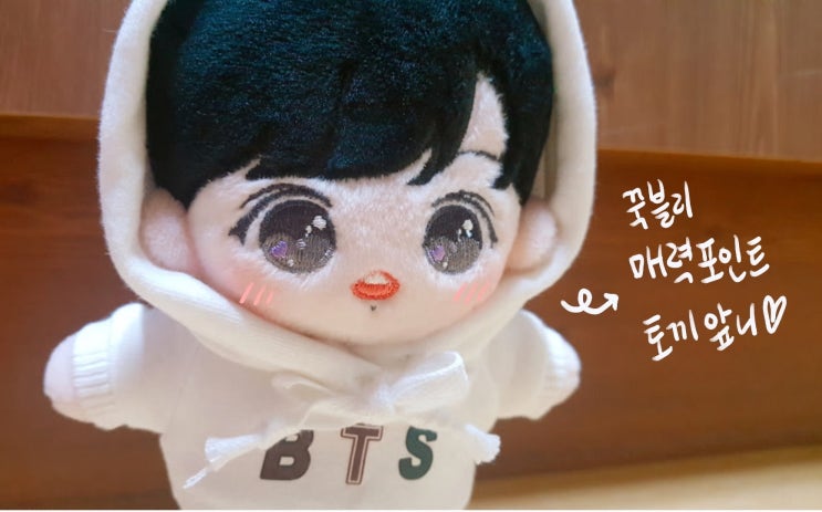  [아이돌인형] 방탄소년단 정국 인형 '꾹블리' 도착했어요 너무 귀여워요ㅠㅠ