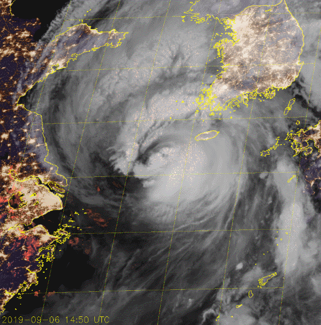  북서 태평양 : 태풍 링링 (Typhoon Lingling) #10