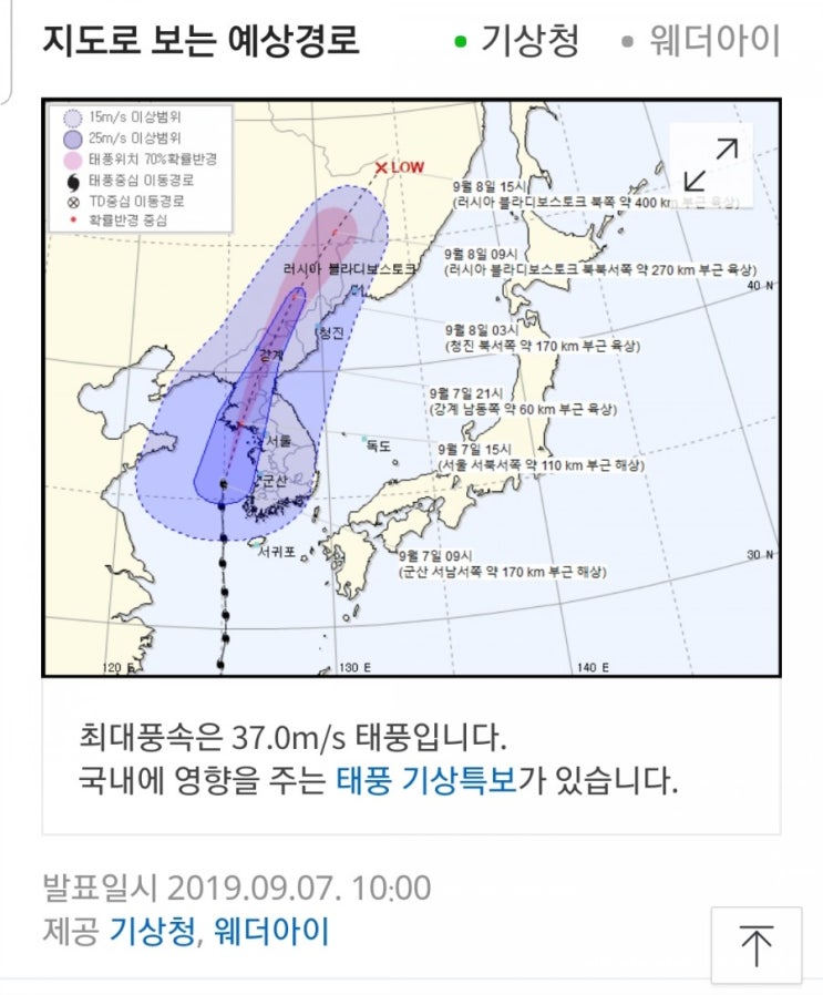  태풍13호 링링