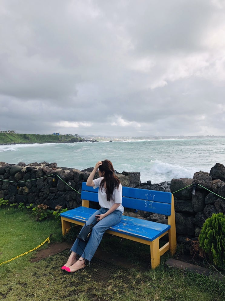  제주도카페 애월카페봄날 함덕해안산책로 산책하기 좋아요 :)