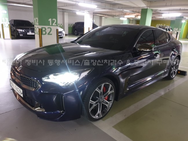 카보다-기아 스팅어 3.3 GT AWD GT  개인직거래로 중고차 살때 정비사 출장 중고차구매동행 서비스 및 일산중고차