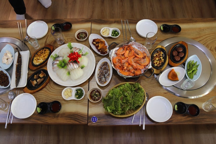  오이도 조개구이 푸짐했던 한상!