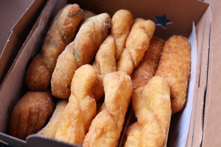  제주 꽈배기 맛집  대파 꽈배기가 맛있는 용꽈배기