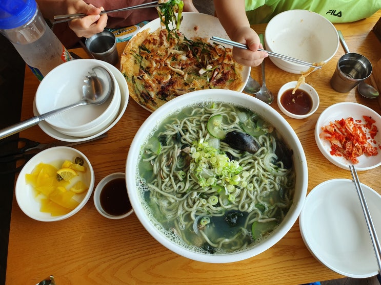 경주 양남 주상절리 맛집 생생정보 방영된 양남해물칼국수 해물파전 해물칼국수 대박