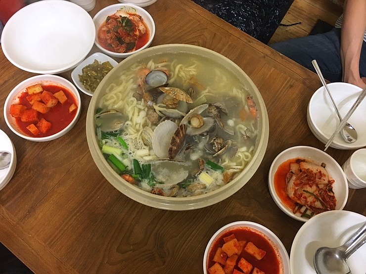  영종도 맛집 황해해물칼국수1호점[2호점도 있음 ]