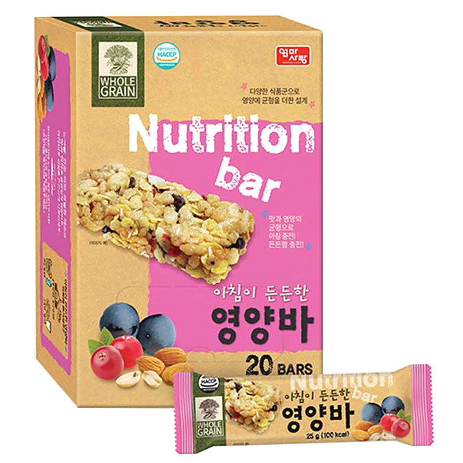 엄마사랑 아침이 든든한 시리얼 영양바