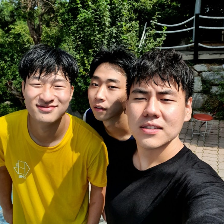  2019년 8월 22일 목요일 태양 성현 재광의 물놀이