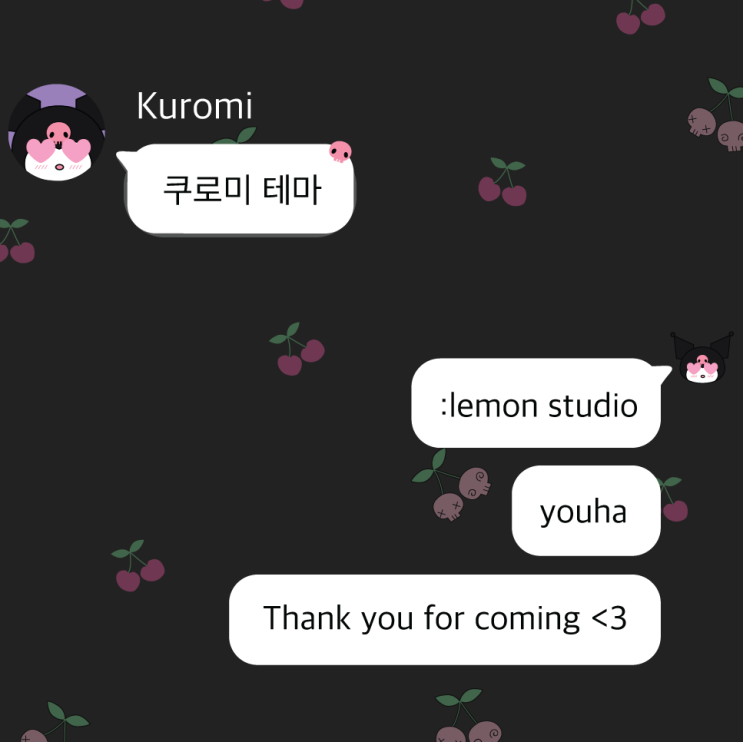  iOS: 쿠로미톡 (3 type)
