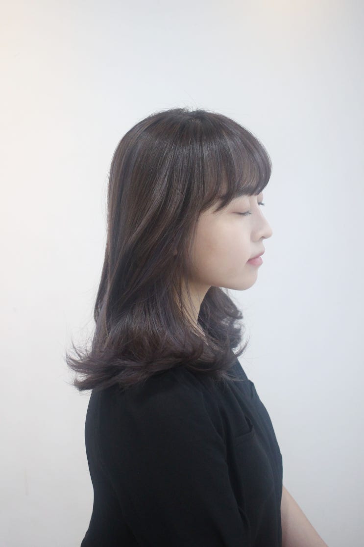  자연스러운 옴브레 염색 물빠져도 너무이뻐