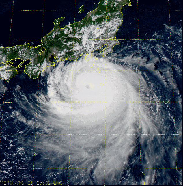 북서 태평양 : 태풍 파사이 (Typhoon Faxai) #05