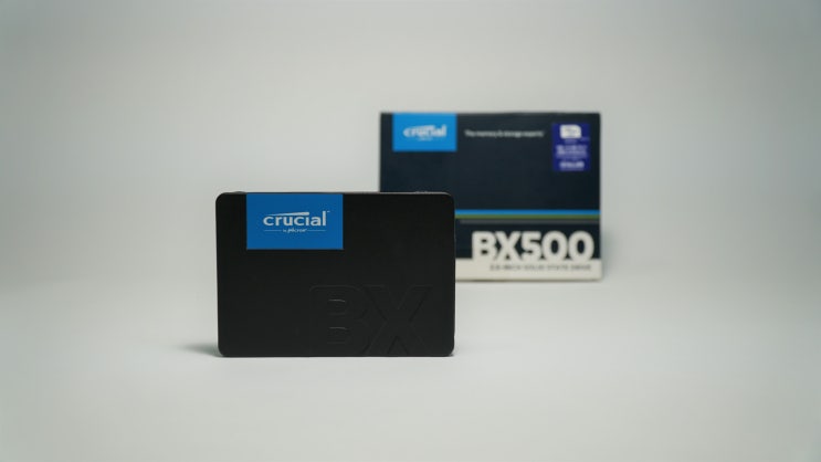  마이크론 SSD Crucial BX500 + AMD CPU RYZEN 2700X 벤치마크 및 호환 테스트
