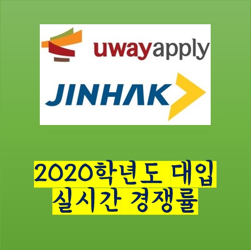  2020학년도 수시 원서접수 실시간 경쟁률