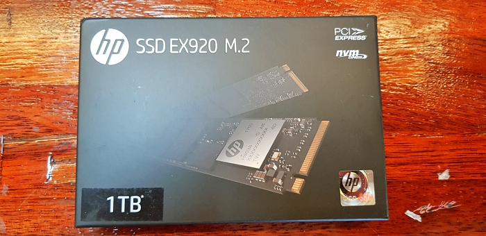  아마존 직구, SSD  HP SSD EX920 M.2 도착/ 설치 완료