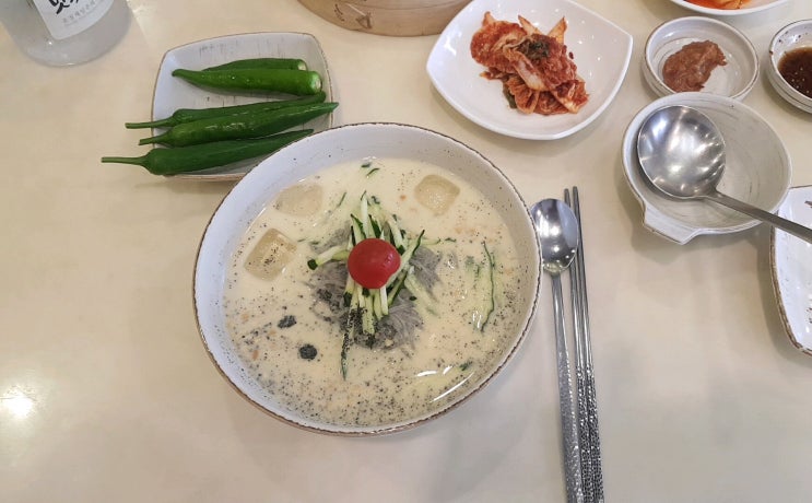  대구 콩국수 - 검은콩밥상 수제비 (달서구 본리동)