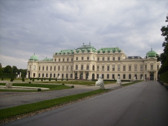 오스트리아 비엔나의 벨베데레 궁전