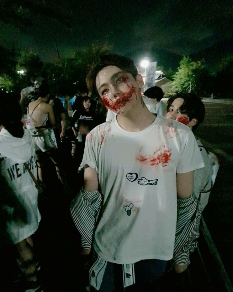  2019 부산 좀비런 후기 / 할로윈 분장 준비 / 좀비분장 /좀비분장 하는법 / 할로윈 쉬운 분장 방법