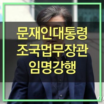  문재인대통령 조국 법무장관 임명강행! 후폭풍 다시 전쟁시작!