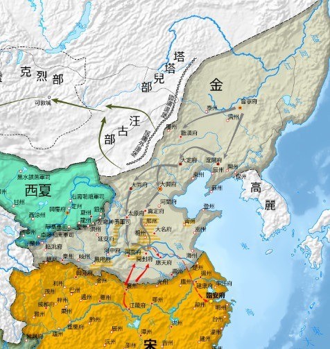 搖り返し族の金国建国期, 東アジアの状況(高麗人種時期) : ネイバーブルログ