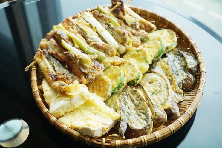 산적꼬치 지글지글 삼색꼬치전