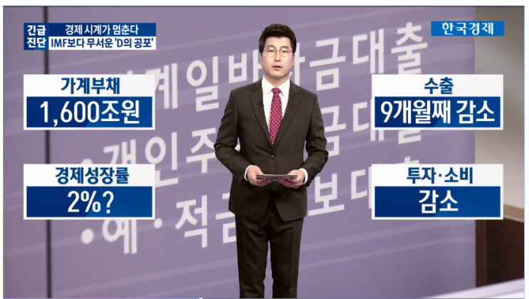  문제는 경제야!  IMF보다 무서운 D공포