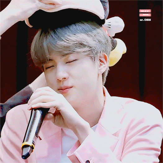 35+ Jin Cute Smile Gif Pics