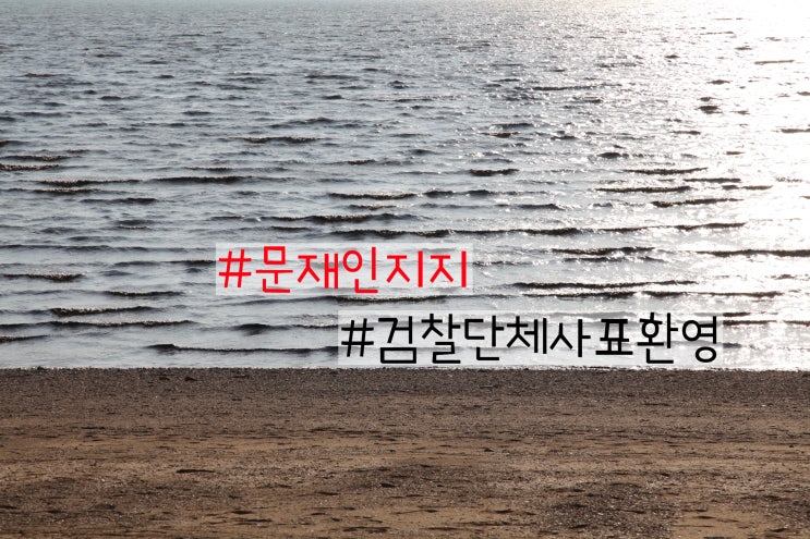  #문재인지지#검찰단체사표환영