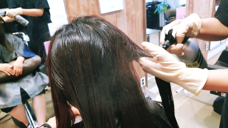  청라미용실 머리잘하는 곳 아버에서 뿌리매직 받았어요