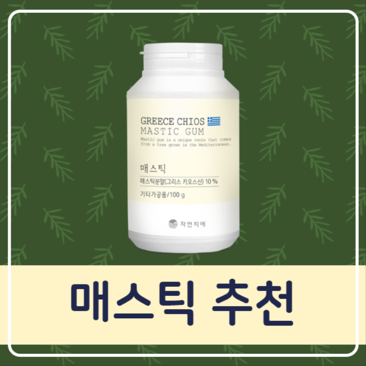  매스틱가루 효능, 부작용, 먹는법 총 정리!