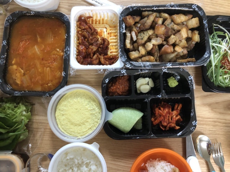  수지구 삼겹살배달 ㅡ 배달돼지배달후기