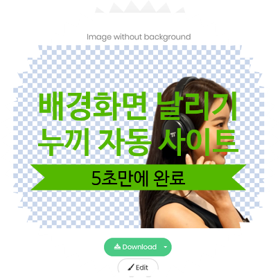  사진 배경 화면 날리기(누끼) 간편하게 하는 사이트 공유