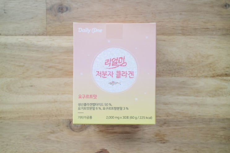  데일리원 리얼미 저분자 콜라겐 요구르트맛