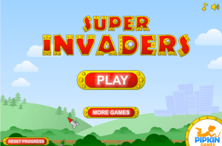  탱크 게임하기 (Super Invaders)