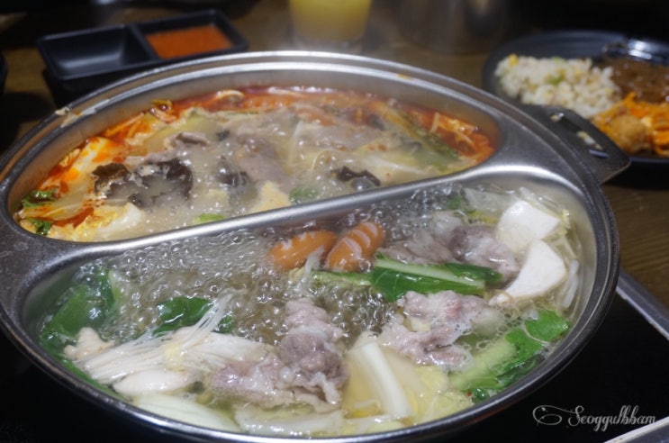  로운 신메뉴 마라훠궈 ! 장산 맛집 로운샤브샤브 다녀왔다