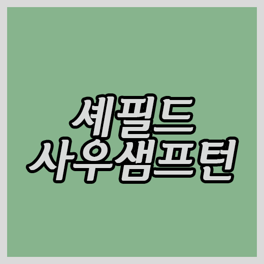  셰필드 사우샘프턴 14일 프리미어리그 그밥에 그나물인 경기입니다!