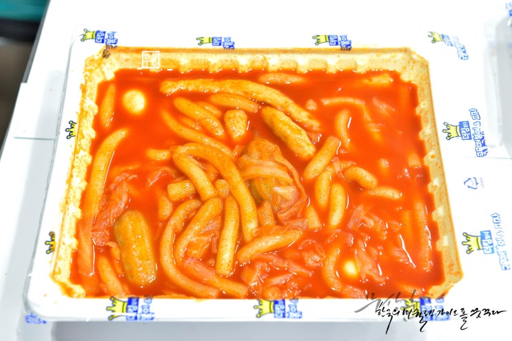  울산 떡볶이 병영 더킹임다 , 배민 배달용 모듬튀김 주먹밥