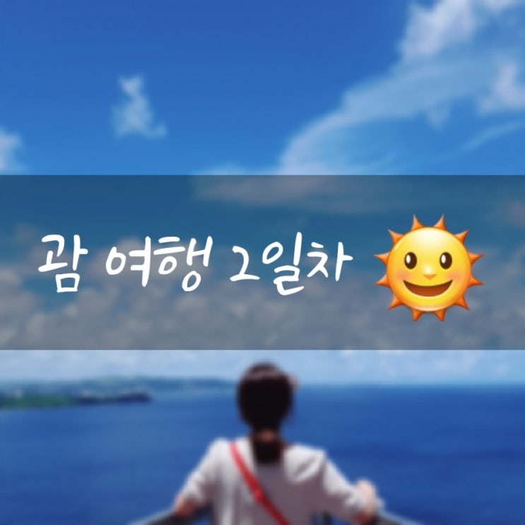  괌 여행 2일차 코스 : 사랑의절벽, 하얏트리젠시괌 호텔수영