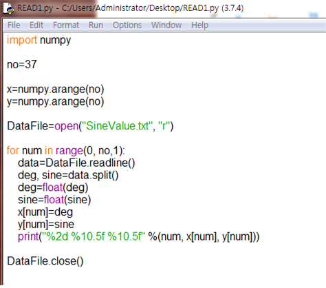  [P021] 파이썬에서 수치 데이터를 파일에서 읽어오기-2 (Reading the numeric data from a file in Python-2)