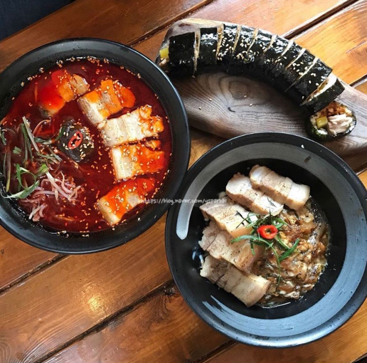  한 그릇 푸짐했던 제주 라면