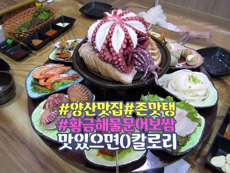  양산 물금 맛집, 범어 맛집, 해물과 보쌈을 한번에 !!! '황금해물문어보쌈' 