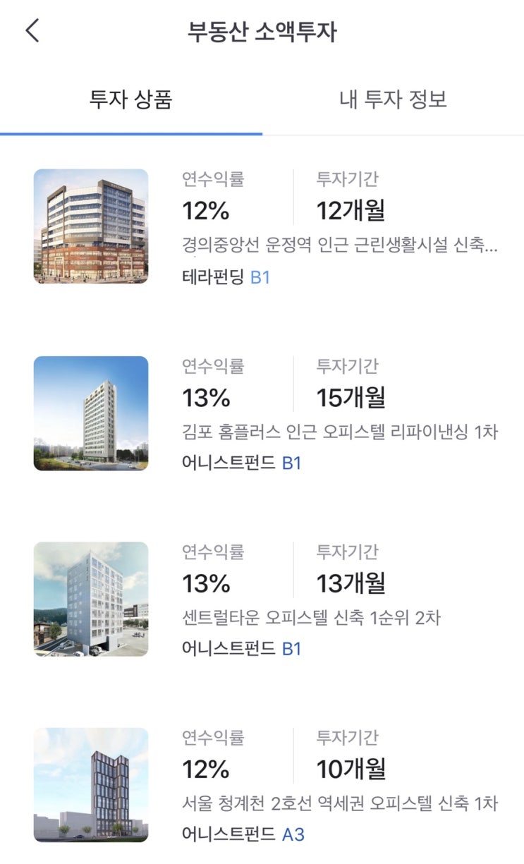 소액으로 시작하는 부동산 투자 어니스트펀드(아파트담보채권)