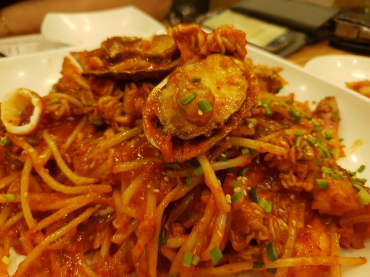  상무지구 해물찜 전문점 다도해물나라에서 저녁식사
