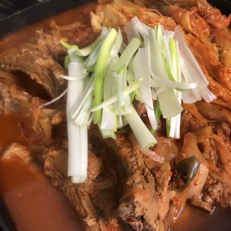  인스턴트팟 등갈비김치찜