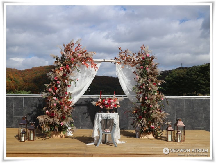  일산 루프탑웨딩 특별한 날을 위해 준비한 서원아트리움