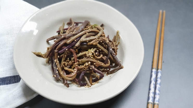  고사리 나물 볶음 들기름에 볶아야 더 맛나요